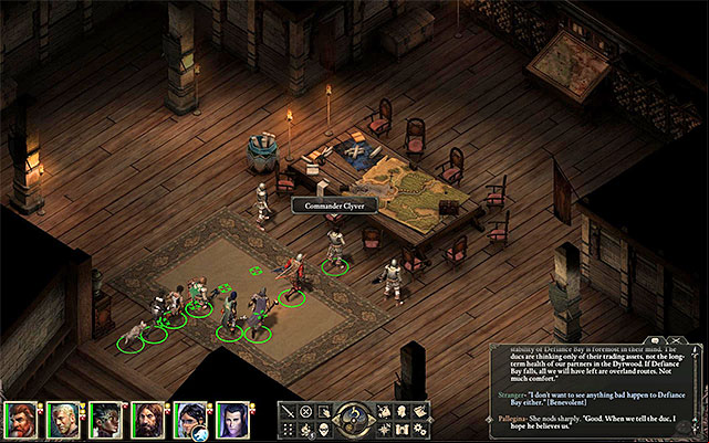Commander Clyver is the one that you need to defeat at the Crucible Keep - Choosing the faction in Defiance Bay | Pillars of Eternity - Defiance Bay - Pillars of Eternity Game Guide & Walkthrough