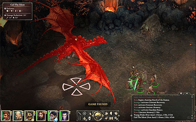 Cail the Silent - Giant dragons lairs | Pillars of Eternity - Tips and Tables - Pillars of Eternity Game Guide & Walkthrough