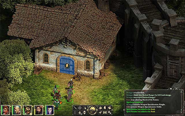 You can take quests from bounty hunters only after you have restored wardens Lodge in Caed Nua - How to gain experience fast? | Pillars of Eternity - Tips and Tables - Pillars of Eternity Game Guide & Walkthrough