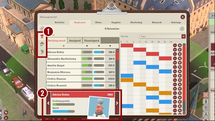 In the beginning of the game you dont have much competition - Employees | Beginners Guide - Beginners Guide - Pizza Connection 3 Game Guide