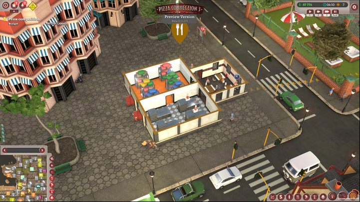 Your first objective in New tracks mission is to collect 120,000$ - New tracks | Main missions in Pizza Connection 3 - Main missions - Pizza Connection 3 Game Guide