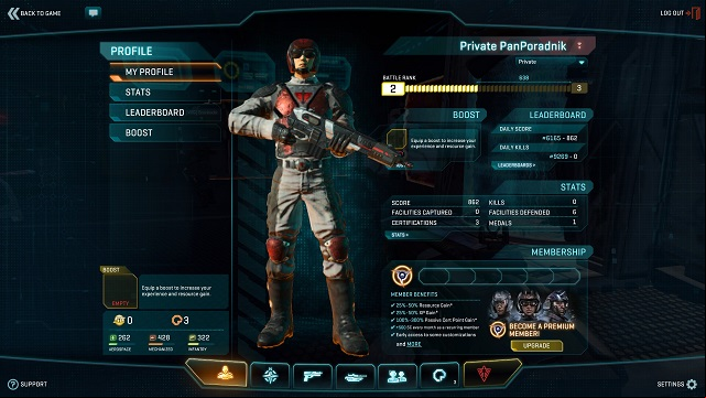There is nothing better than a good business card. - Players profile - Character and character development - PlanetSide 2 - Game Guide and Walkthrough