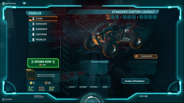 Vroom, vroom... - Vehicles and aircraft independent of the faction - Means of transport - PlanetSide 2 - Game Guide and Walkthrough
