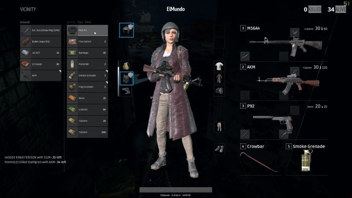 Vests and helmets have a durability index in the upper right corner of the icon. - Vests and helmets in PUBG - Weapons - PUBG Guide