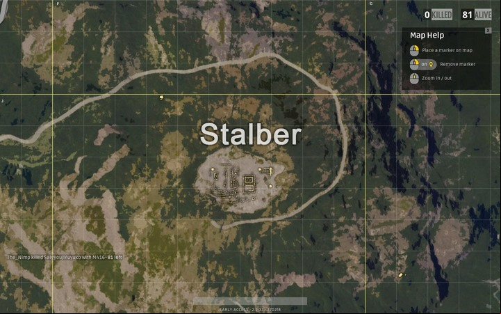 This isolated location is far away from all other settlements - its in the north-west part of the area and can be a very good destination for everyone who wants to survive the first stage of fights - Maps in PUBG - The Course of The Game - PUBG Guide