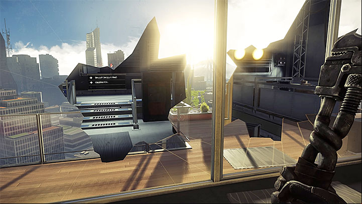 You can investigate the apartment again (attention - youve lost all items and notes that you picked up in the prologue - Break Out | Main Story - Main Story - Walkthrough - Prey Game Guide