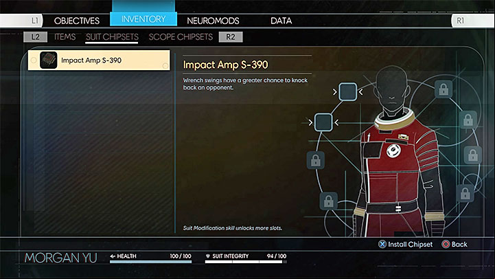 1 - Suit Chipsets and Scope Chipsets - Character development - Prey Game Guide