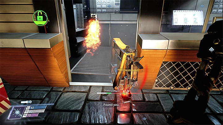 Operators attack you by using flamethrowers - Fighting with machines | Combat - Combat - Prey Game Guide