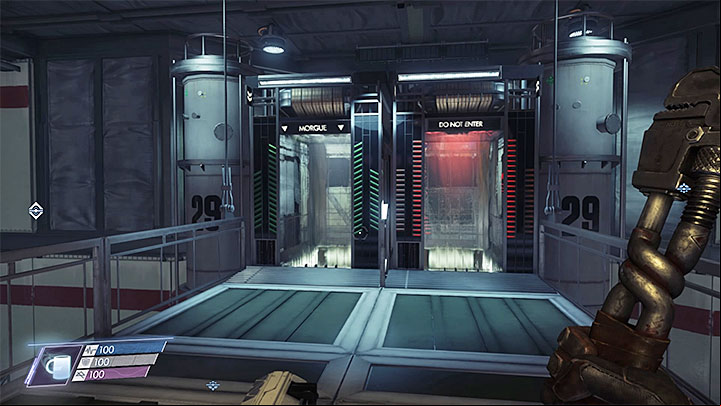 The Grav Shaft that leads to the morgue - Neuromod Divison | Side Quests - Side Quests - Prey Game Guide