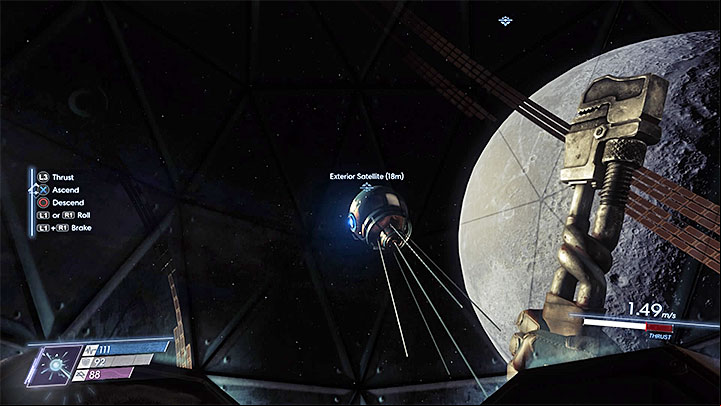 Fly up to the satellite and apply the missing part - Typhon Nightmare | Side Quests - Side Quests - Prey Game Guide