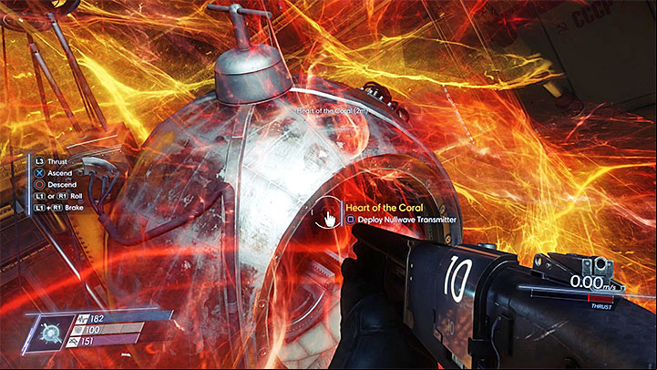 Your new objective is to travel to Psychotronics (as a reminder - the pathway leading to the area is located on level 1 of Talos I Lobby) and deliver the transmitter to a large round chamber known as the Heart of the Coral - A Mind Without Limits | Main Story - Main Story - Walkthrough - Prey Game Guide