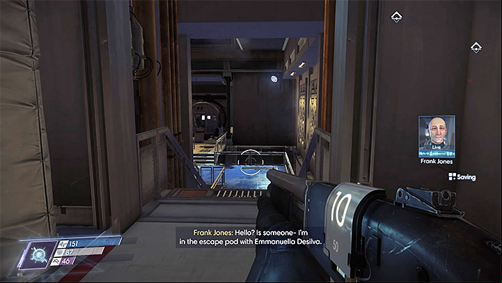 Frank should send a message once youve reached the Pod Bay - Shuttle Bay | Side Quests - Side Quests - Prey Game Guide