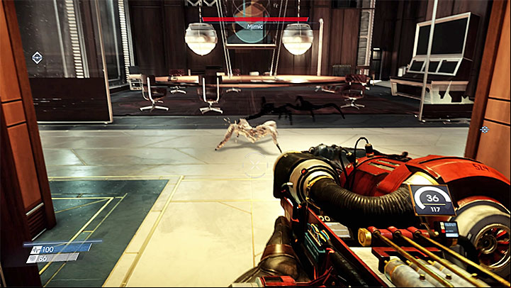 There are some Mimics to eliminate in the center. - Through a Glass Darkly | Main Story - Main Story - Walkthrough - Prey Game Guide