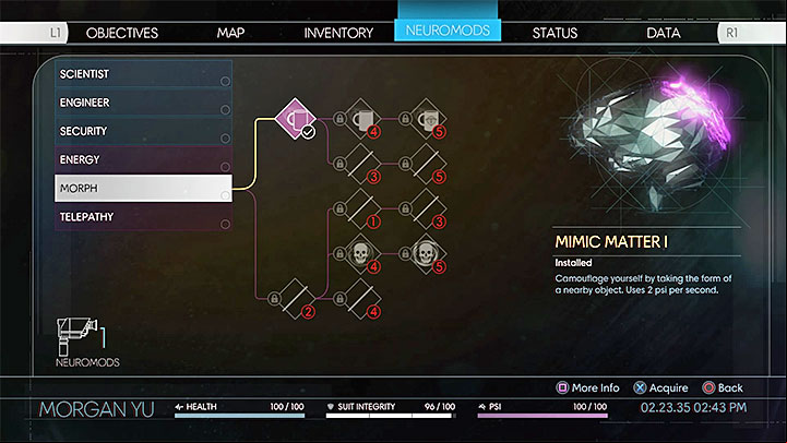 This section contains a detailed walkthrough for Mimesis, one of the achievements found in Prey - Mimesis | Trophies and achievements - Achievements and trophies - Prey Game Guide