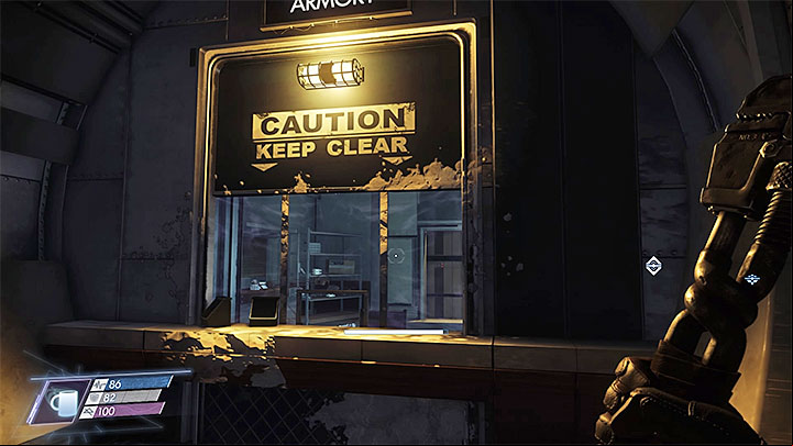 Other than that, you can use one of the Typhoon powers to get access into the room - How to access the Armory in Psychotronics? | FAQ - FAQ †Frequently Asked Questions - Prey Game Guide