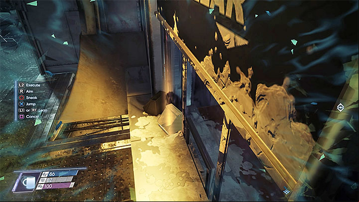 Pose as one of the objects and get through the slit - How to access the Armory in Psychotronics? | FAQ - FAQ †Frequently Asked Questions - Prey Game Guide