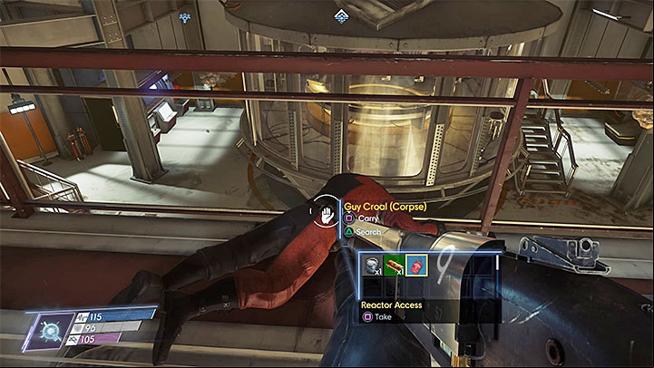 There are two ways of accessing the Reactor Control Room - Reboot | Main Story Walkthrough Prey - Main Story - Walkthrough - Prey Game Guide