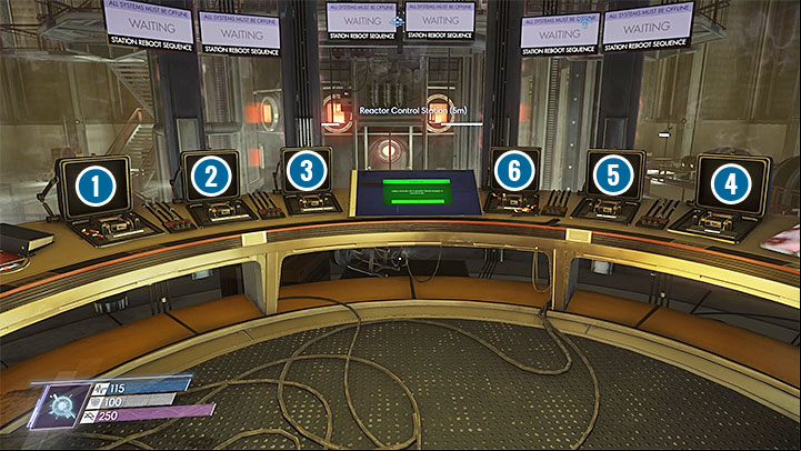 First, you should read the Reactor Emergency Procedures that has a hint on how start the rebooting procedure - Reboot | Main Story Walkthrough Prey - Main Story - Walkthrough - Prey Game Guide