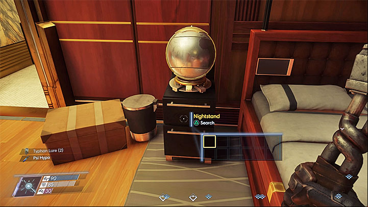 When you get to the Executive Suits on level 3 you must go to Alex Yus Apartment (its number is 303) and use the keycard that you found earlier in the safe - Who is December? | Side Quests - Side Quests - Prey Game Guide