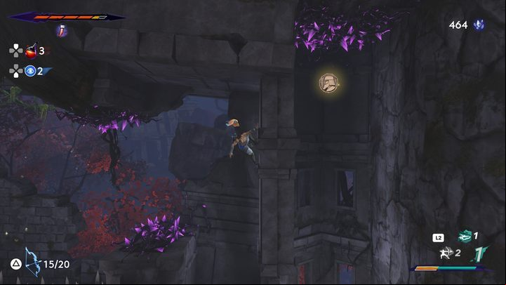 At the end of a short platforming section where you need to avoid sharp spikes - Prince of Persia The Lost Crown: All Xerxes coins - Secrets and Collectibles - Prince of Persia The Lost Crown Guide