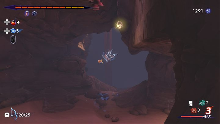 An easy coin if you have the Chakram Teleport ability already - Prince of Persia The Lost Crown: All Xerxes coins - Secrets and Collectibles - Prince of Persia The Lost Crown Guide