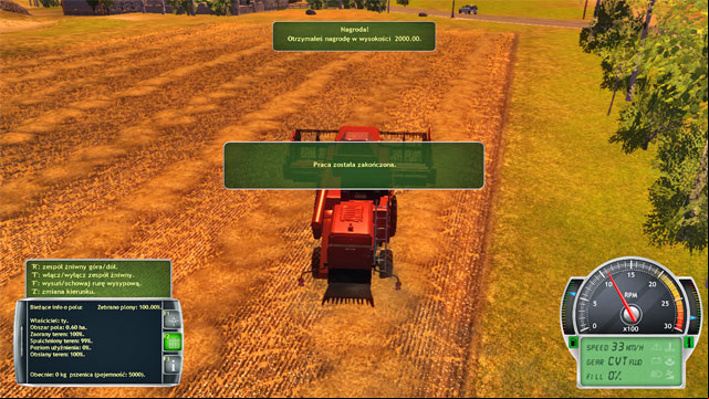 Do your second harvesting season - harvest crops in the three fields of yours. - The successive seasons - The Career Mode - Professional Farmer 2014 - Game Guide and Walkthrough