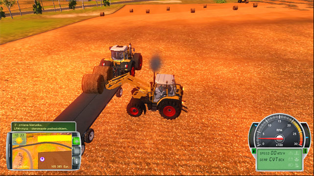 Loading the bales onto the trailer is really difficult. - Field works at a larger scale - Farm development - Professional Farmer 2014 - Game Guide and Walkthrough