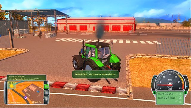 Far to the North, there is a farming store. - Buildings on the minimap - Elements of the game - Professional Farmer 2014 - Game Guide and Walkthrough