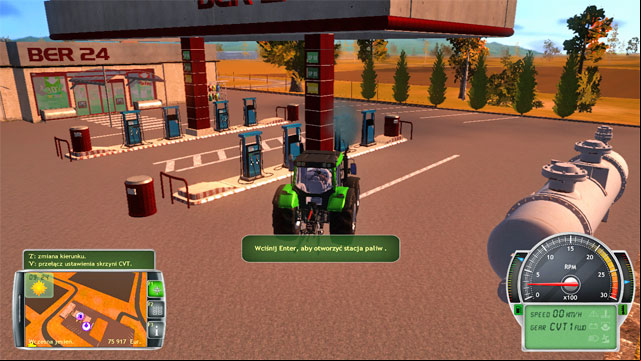 In the North-Western part of the map, there is one of the petrol stations. - Buildings on the minimap - Elements of the game - Professional Farmer 2014 - Game Guide and Walkthrough