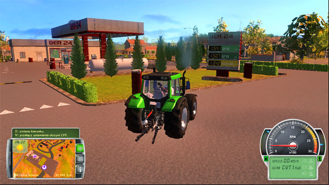 to the South-East of the map, there is another petrol station. - Buildings on the minimap - Elements of the game - Professional Farmer 2014 - Game Guide and Walkthrough