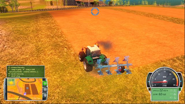 In exchange for money, plow the neighbor's field. - Getting acquainted with the farm and first works - The Career Mode - Professional Farmer 2014 - Game Guide and Walkthrough
