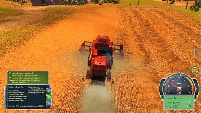 Harvest for the first time by reaping carefully all crops - Getting acquainted with the farm and first works - The Career Mode - Professional Farmer 2014 - Game Guide and Walkthrough