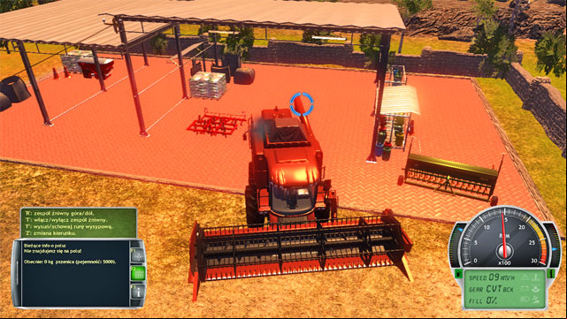 Return to the farm with the harvester. - Getting acquainted with the farm and first works - The Career Mode - Professional Farmer 2014 - Game Guide and Walkthrough