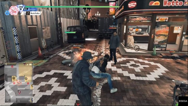 After a long scene, go to Tender Club and then start escorting Mafuyu - Finale Dawn Came the Rain | Judgment Walkthrough - The main storyline - Judgment Guide
