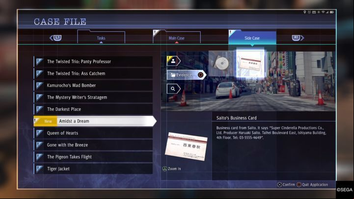 After talking to the woman, you will have to determine her location - Kamurocho Streets | Judgment side cases walkthrough - Side cases - Judgment Guide