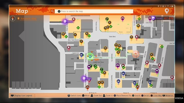 When available - Kamurocho Streets | Judgment side cases walkthrough - Side cases - Judgment Guide