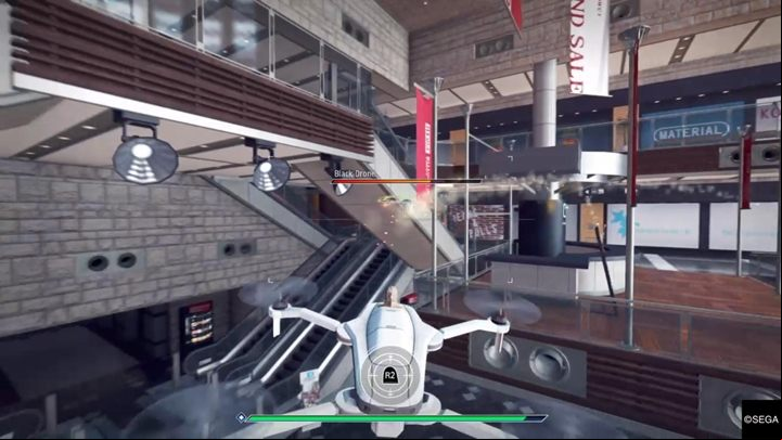 Go back to the cat, launch the drone, track it, and then take the air duel with another drone - Bar Tender | Judgment side cases walkthrough - Side cases - Judgment Guide