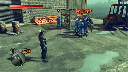 You can find the squad next to the cage in port, where infected are kept - Yellow Zone - p. 2 | Secrets - Secrets - Prototype 2 Game Guide