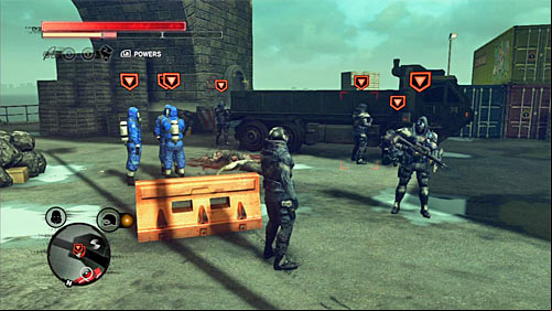 You can find the squad under the bridge - Yellow Zone - p. 2 | Secrets - Secrets - Prototype 2 Game Guide
