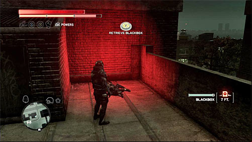 You can find the body on the buildings rooftop, in a small alley - Green Zone - p. 1 | Secrets - Secrets - Prototype 2 Game Guide
