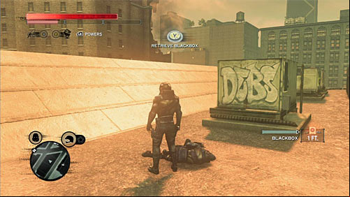 You can find the body on the buildings rooftop - Red Zone - p. 1 | Secrets - Secrets - Prototype 2 Game Guide