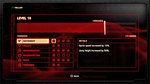 During the game you gather experience points - Hellers powers | Other - Other - Prototype 2 Game Guide