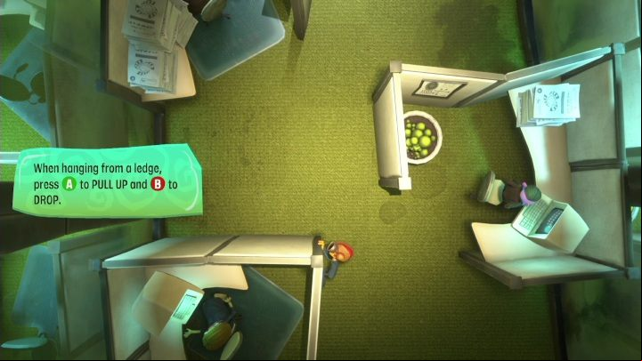 The office has been turned around, you can see it from a bird's eye view - Psychonauts 2: Lobotos Labyrinth - walkthrough - Walkthrough - Psychonauts 2 Guide