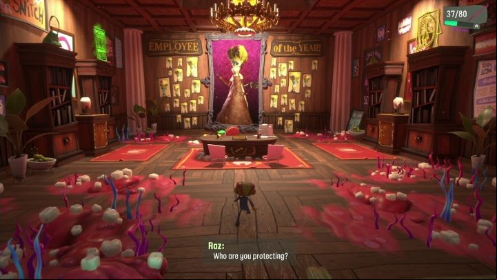 In the end, you will have to burn the painting with Loboto to move on - Psychonauts 2: Lobotos Labyrinth - walkthrough - Walkthrough - Psychonauts 2 Guide