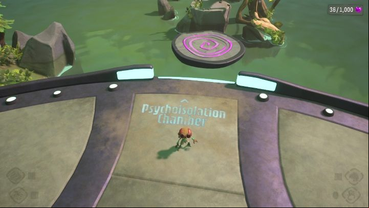 The path to the Psychoisolation Chamber is quite simple - Psychonauts 2: The Quarry - walkthrough - Walkthrough - Psychonauts 2 Guide