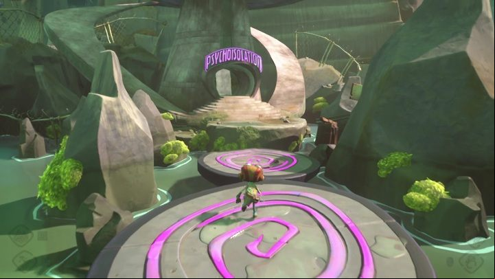 At the end of the path you will see the inscription Psychoisolation - Psychonauts 2: The Quarry - walkthrough - Walkthrough - Psychonauts 2 Guide
