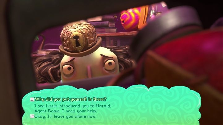 You need to talk to two people inside - Psychonauts 2: The Quarry - walkthrough - Walkthrough - Psychonauts 2 Guide