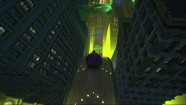 Once you're out on the city streets, follow the path in front of you - Psychonauts 2: Strike City - walkthrough - Walkthrough - Psychonauts 2 Guide