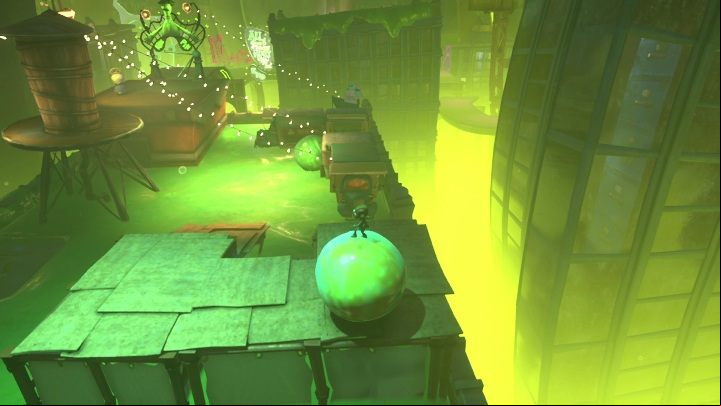 You're gonna reach a building covered in sticky sludge - Psychonauts 2: Strike City - walkthrough - Walkthrough - Psychonauts 2 Guide