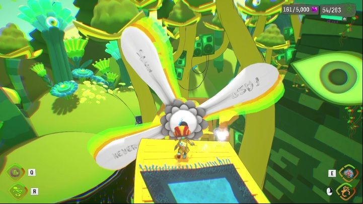 Then, you need to move along the path on the left - Psychonauts 2: PSI Kings Sensorium - walkthrough - Walkthrough - Psychonauts 2 Guide
